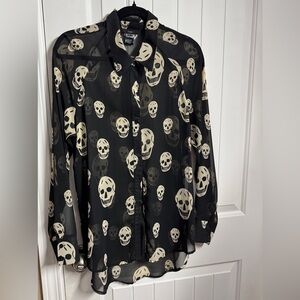 Women skeleton blouse